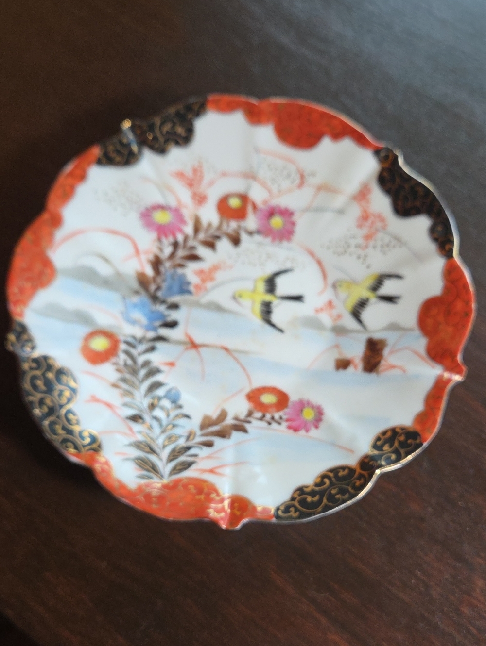Vintage Kutani Plate